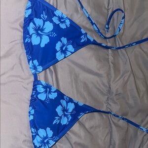 SHEIN Blue Floral Bikini